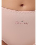 Трусы персиковый румянец +печать