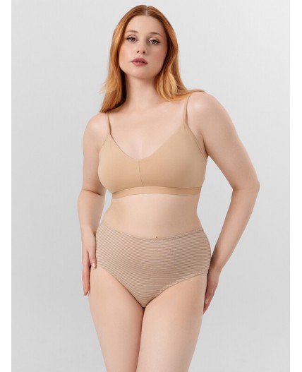 Трусы бежевая полоска
