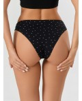 Трусы горошек на черном2