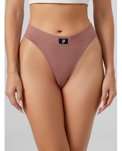 Трусы кофейно -розовый