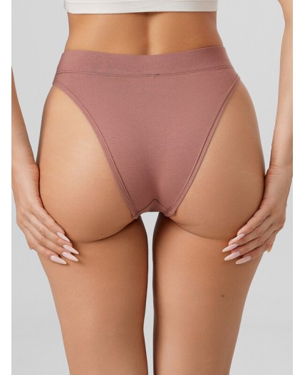 Трусы кофейно -розовый