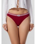 Трусы бордовый