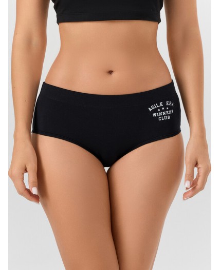 Трусы черный +печать