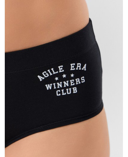 Трусы черный +печать