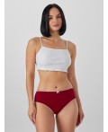 Трусы бордовый