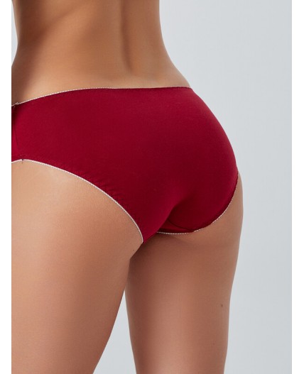 Трусы бордовый