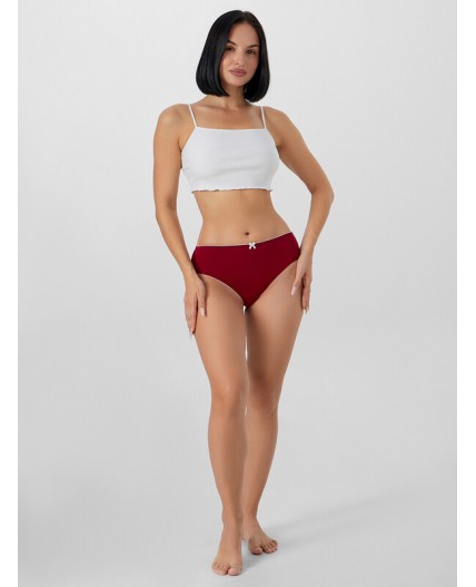 Трусы бордовый