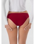 Трусы бордовый