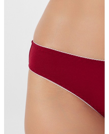 Трусы бордовый