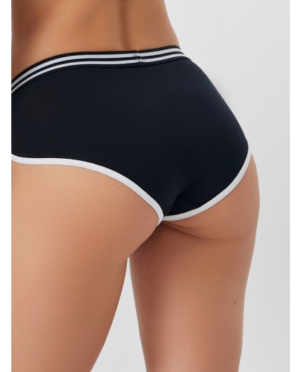 Трусы черный +печать