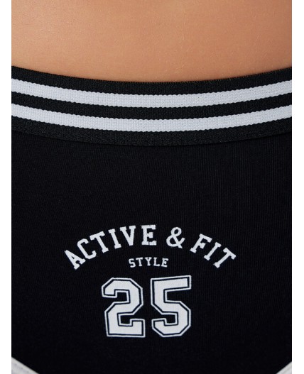 Трусы черный +печать