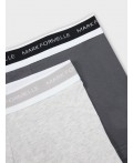Трусы св.серый меланж +графит