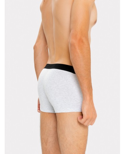 Трусы св.серый меланж +графит