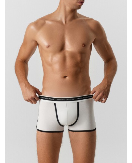 Трусы белый +черный