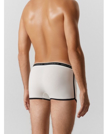 Трусы белый +черный