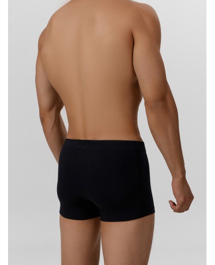 Трусы черный +узор на черном