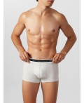 Трусы серый меланж 4306А +графит +черный