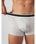 Трусы серый меланж 4306А +графит +черный