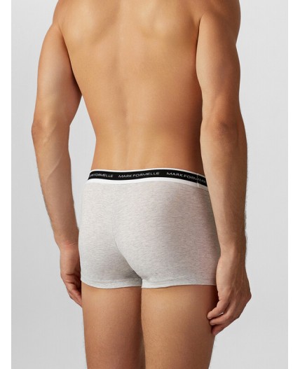 Трусы серый меланж 4306А +графит +черный