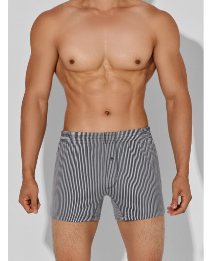 Трусы полоска на т. сером