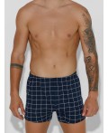 Трусы клетка на т.синем2