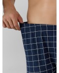 Трусы клетка на т.синем2