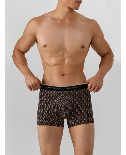 Трусы беж узор на черном