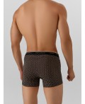 Трусы беж узор на черном