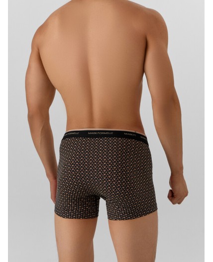 Трусы беж узор на черном