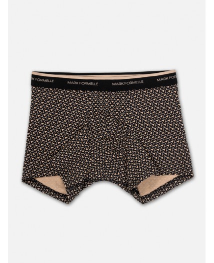 Трусы беж узор на черном