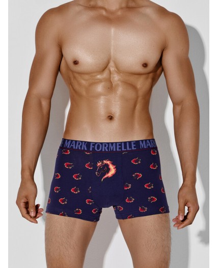 Трусы огненные лошади на т.синем