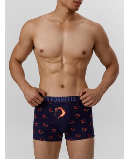 Трусы огненные лошади на т.синем