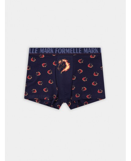 Трусы огненные лошади на т.синем