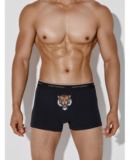 Трусы черный +печать