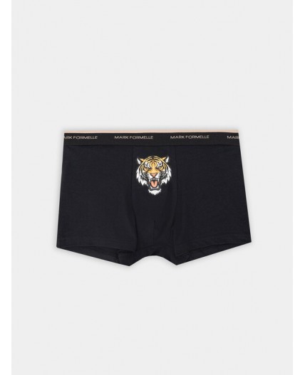 Трусы черный +печать