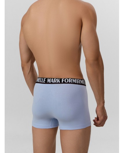 Трусы св.голубой +печать