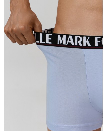 Трусы св.голубой +печать