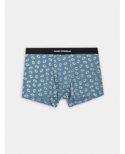 Трусы мячики на зелено -голубом