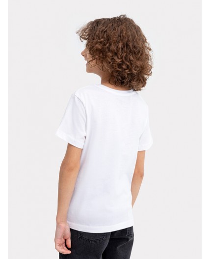 Футболка серый меланж 4306-А + белый