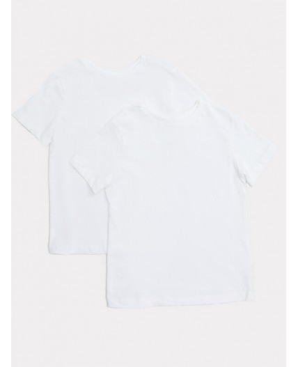 Футболка серый меланж 4306-А + белый