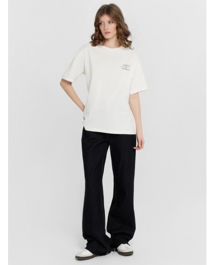 Футболка молочный +печать3