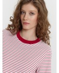 Футболка т.красная полоска