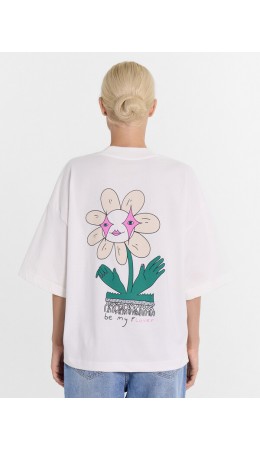 Футболка белый +печать2