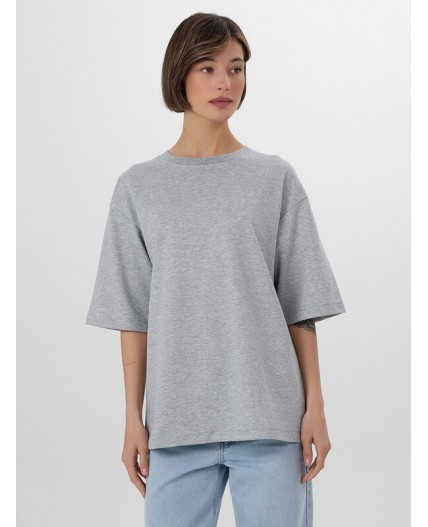 Футболка серый меланж