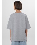 Футболка серый меланж