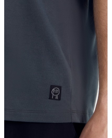 Футболка темный лес +печать