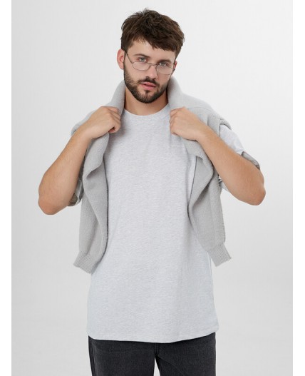Футболка серый меланж 4306-А