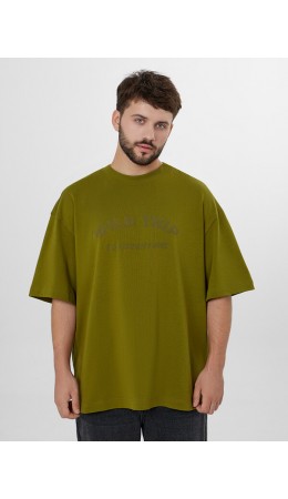 Футболка травяной +печать