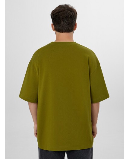 Футболка травяной +печать