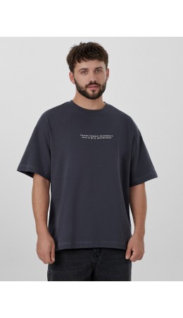 Футболка графит +печать4